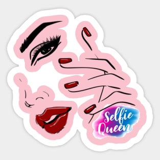 Selfie Queen Sticker